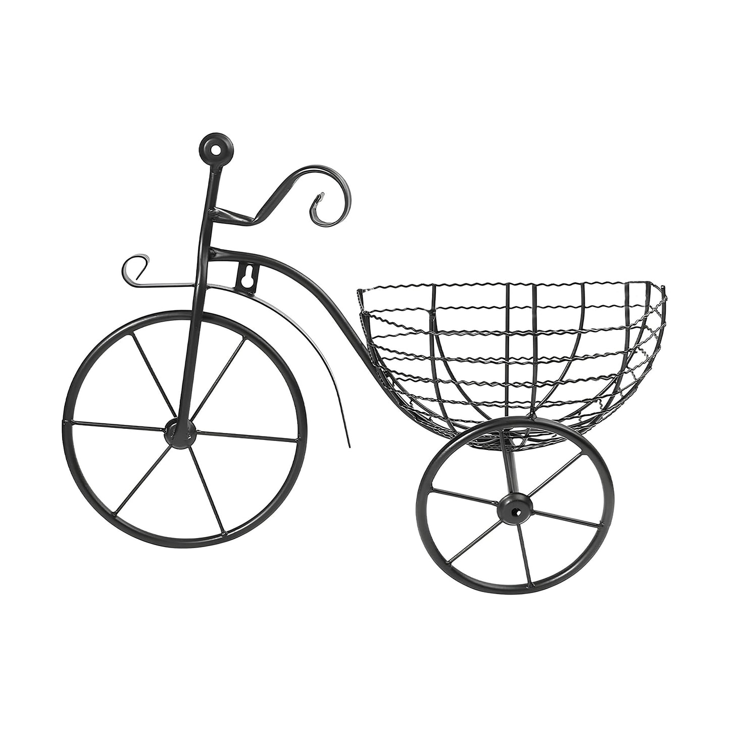Bicycle Design Wall Basket For Home Decoration
