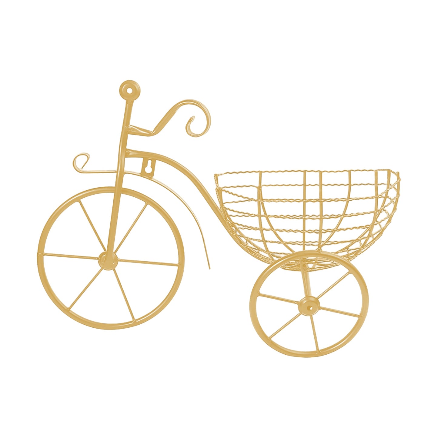 Bicycle Design Wall Basket For Home Decoration