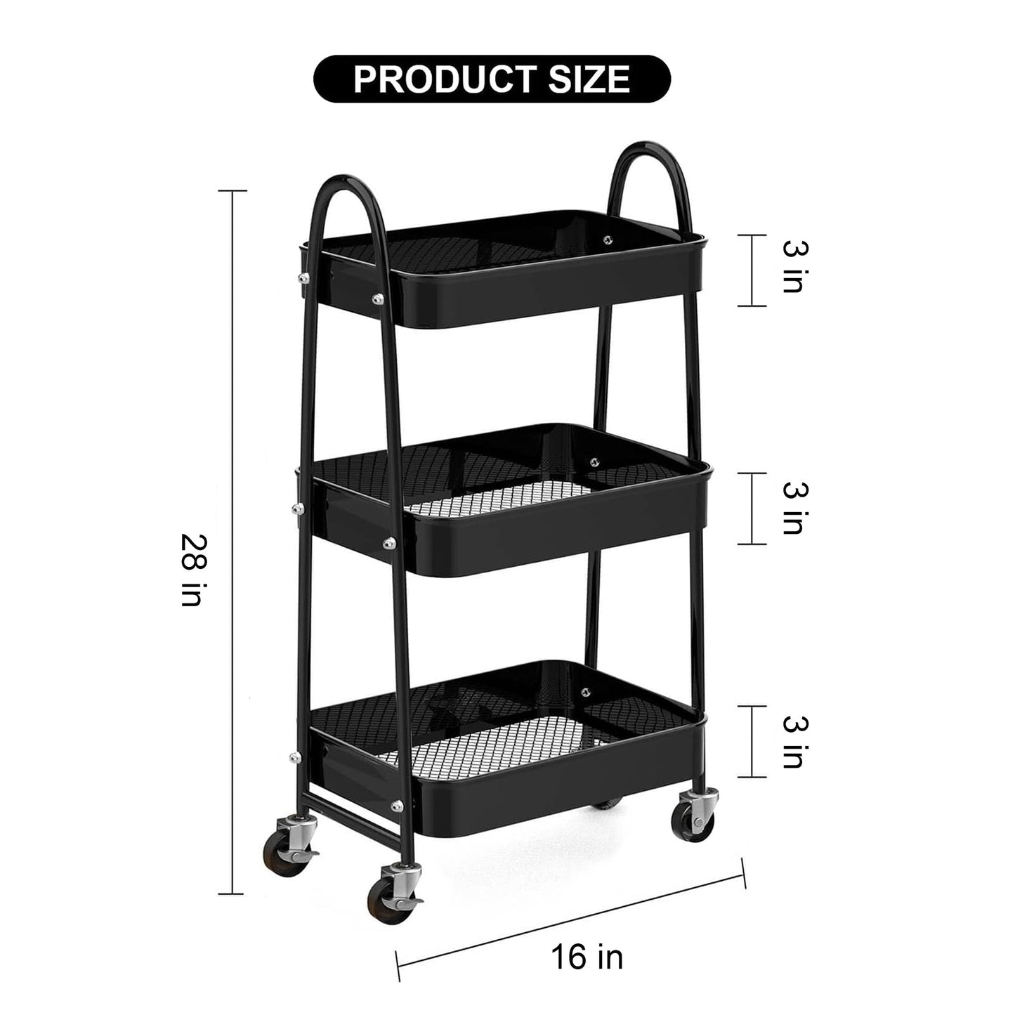 Metal Utility Trolley