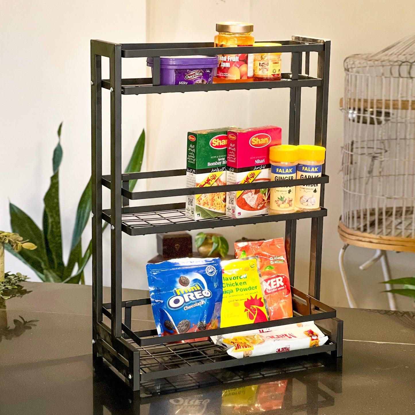 Multi-tiered Countertop Storage Rack by Matrix