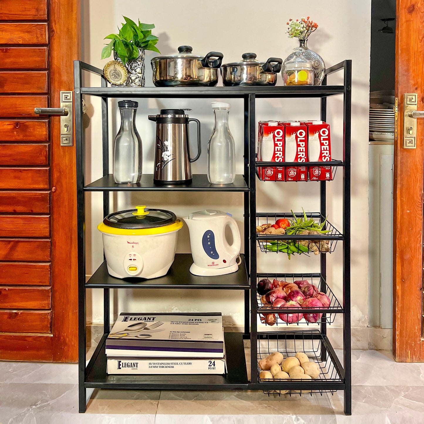 Multifunctional Storage Rack by Matrix