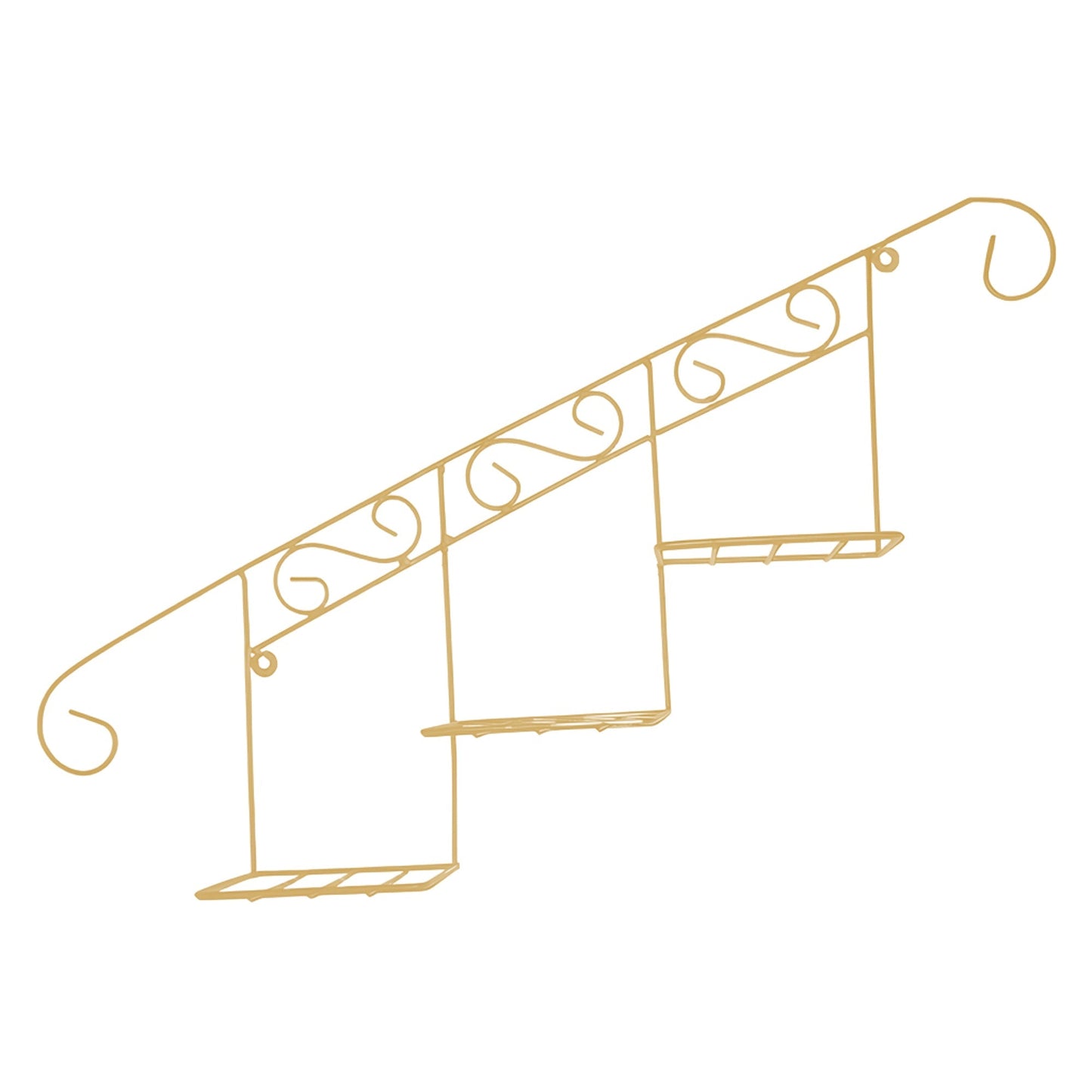 Staircase Floral Display Wall Basket