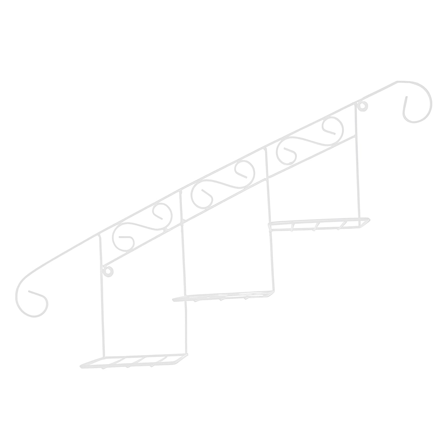 Staircase Floral Display Wall Basket