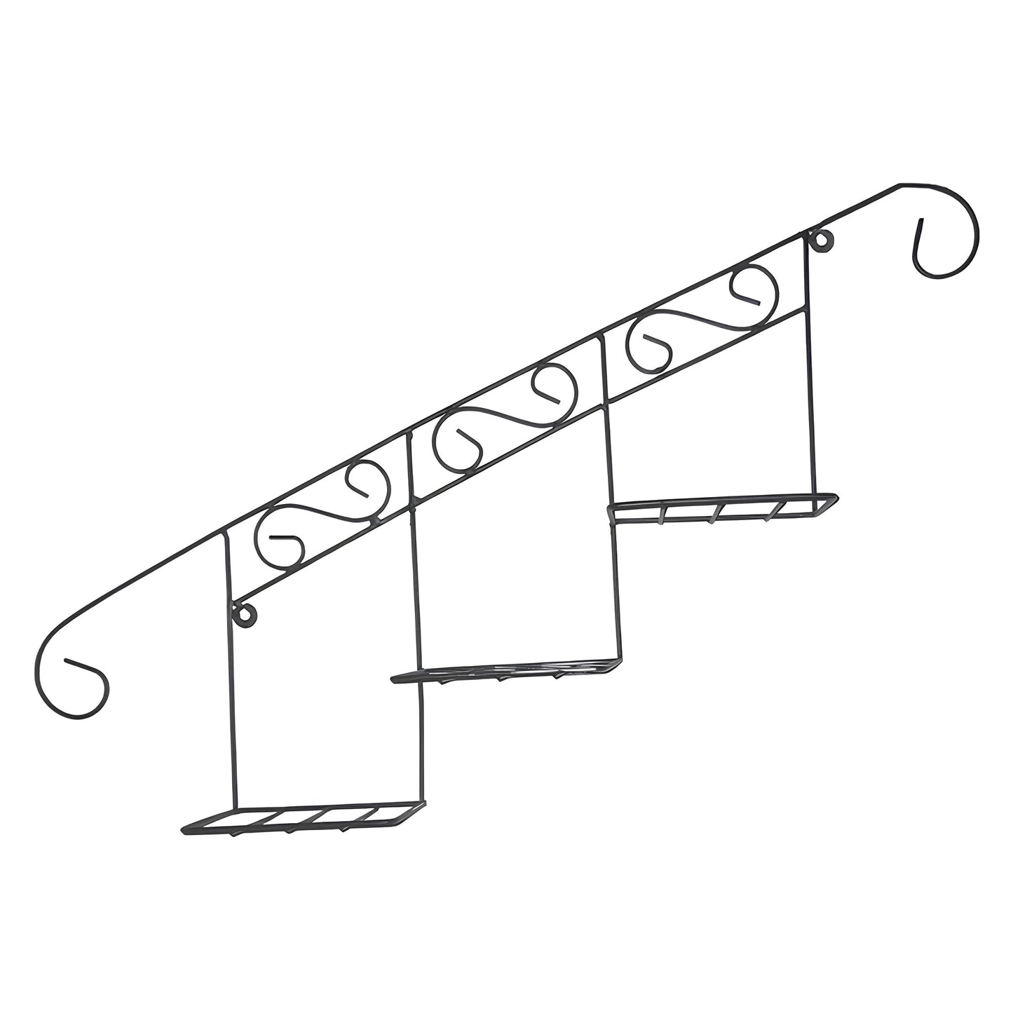 Staircase Floral Display Wall Basket